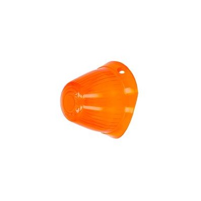 CDB-616-491 Verre clignoteur avant rond orange TQ